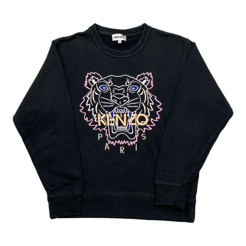 Kenzo Vintage Herren-Sweatshirt in Schwarz Bild 1