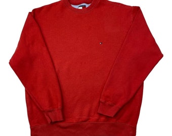 Tommy Hilfiger Vintage Men's Red Sweatshirt