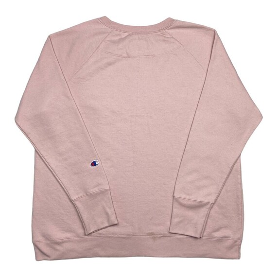 Champion Vintage Pale Pink Spellout Sweatshirt - image 2