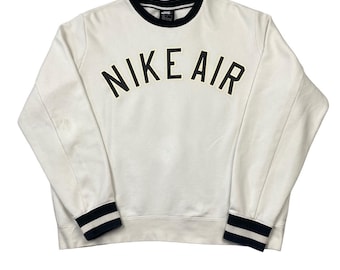 Nike Air Spellout Vintage Men's White Sweatshirt