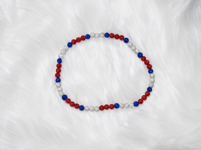 Phillies Beaded Necklace, Philadelphia Phillies Bryce Harper Inspired Beaded Suncatcher Necklace