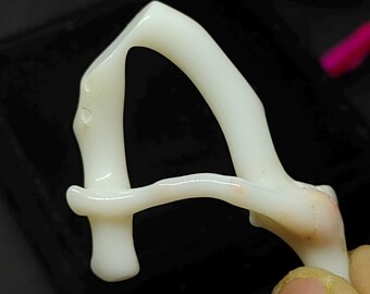 Undyed Japanese Coral Branch: Milky White Jewelry Making Supply
