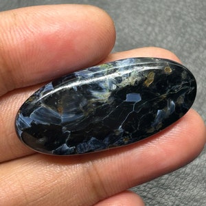 Beautiful Pietersite Blue Oval Cabochon-Natural Pietersite Loose Cabochon Gemstone-Genuine Pietersite Loose Cabochon For Making Jewelry