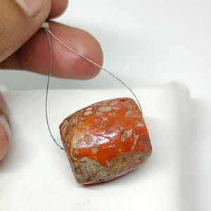 20MM Bigger Size Italy Red Coral Drum Shape Beads-AA Quality Old Stock Coral-100%Natural Italy Red Coral  Beads Gemstone jewellery Making