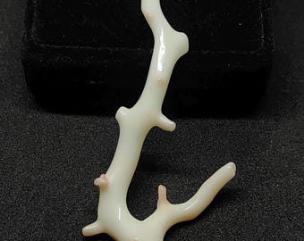 Undyed White Coral Branch: AAA Japanese Rough for Jewelry Making