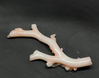 Japanische Weiße Korallen Zweig: Natürlicher Edelstein Stick für Schmuck