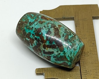 30 MM Natural Turquoise Drum Bead for Jewelry Making (Sold Individually)