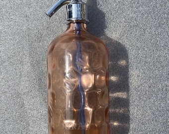 French Pink Siphon from Le Sterilise from Toulouse, 1920s-1940s