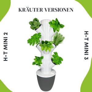 Hydroponic tower / Hydroponic system / Hydroponic tower / hydroponic system / Indoor / Outdoor / Nymora H-T Mini herb version
