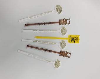 Swizzle Sticks/Mid-Century Barware/Plastic Swizzle Sticks/Barware Vintage