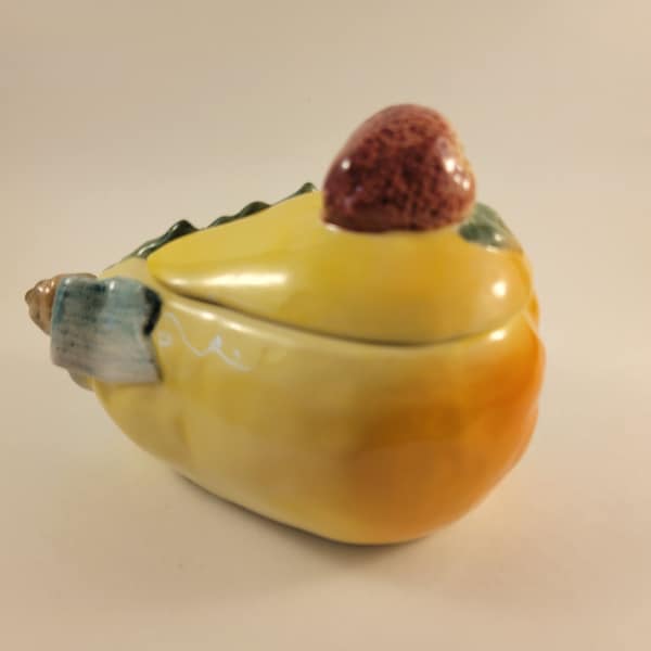 Otagiri Up Design/Lemon Strawberry Ceramic Sugar Bowl