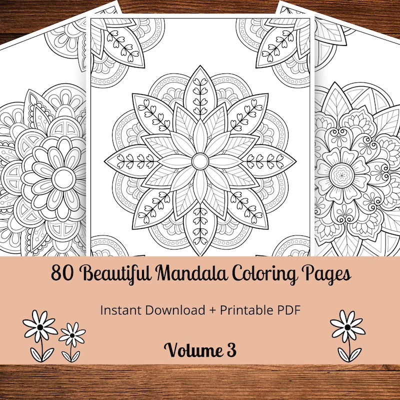 Star Mandala Coloring - Etsy UK