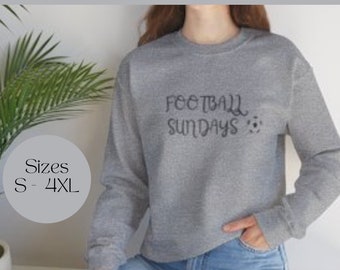 Football Sundays Sweatshirt, Mum Dad Parents Life Sweater, Footie Soccer Jumper, Grassroots Top, Weekend Season Supporter, Gift for Him Her.