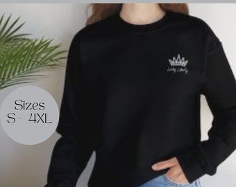 Lady Liberty Crown Sweater, New York Sweatshirt, USA America Statue Jumper, Airport Travel Day Outfit, Trip Reveal Shirt, Gift for Her Woman