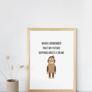 Digital printing, giving away, friends, setting up, office, messy, funny, saying, poster, living, home, home office, partner