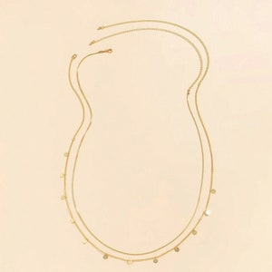 2pcs Disc Decor Waist Chain image 3