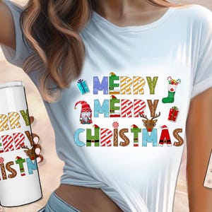 Adesivo di Natale png, Buon Buon Natale png, Segno di Natale Svg, Bellissimo adesivo di Natale, natale svg