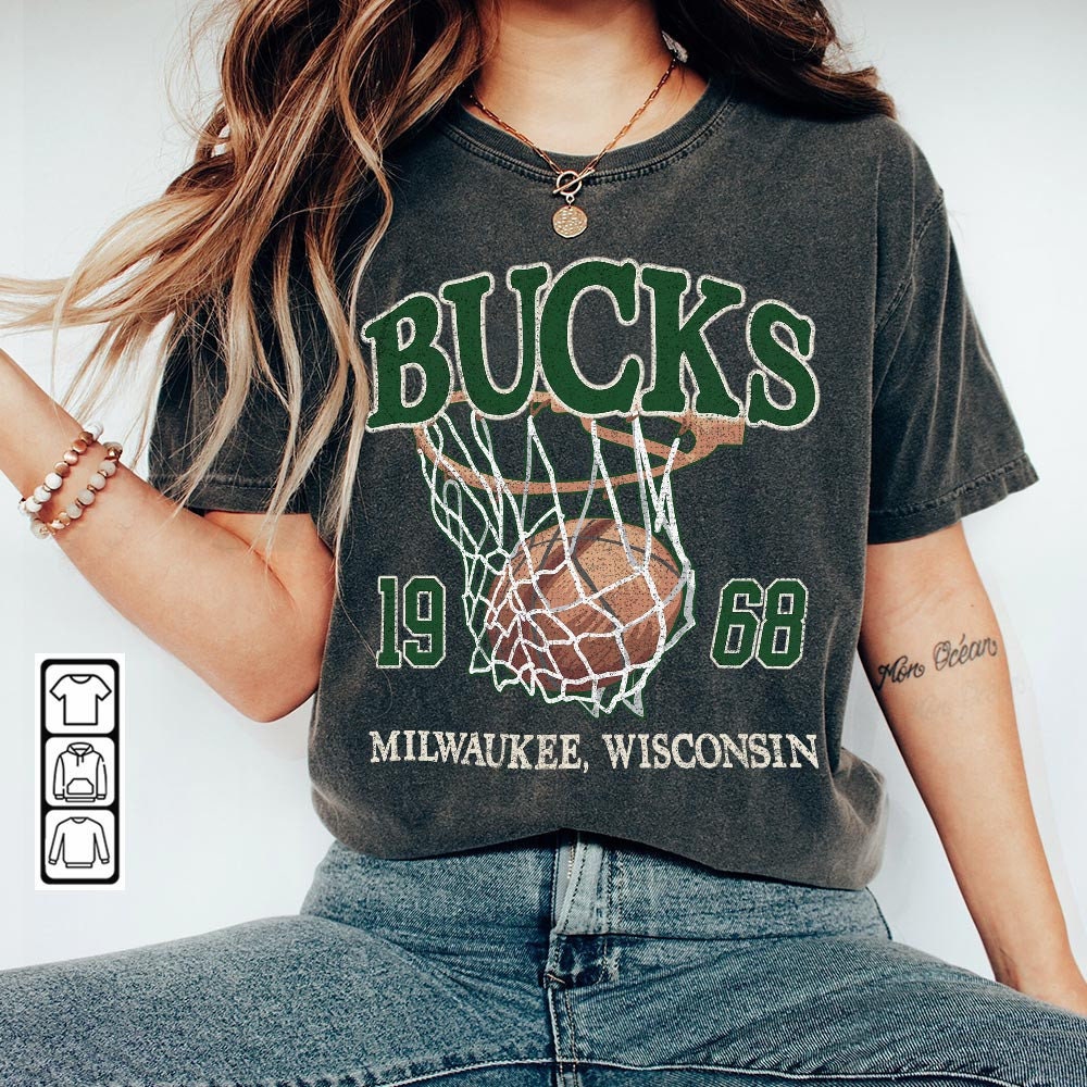 Vintage 90s Milwaukee Bucks Nba Looney Tunes Taz Shirt - High-Quality  Printed Brand