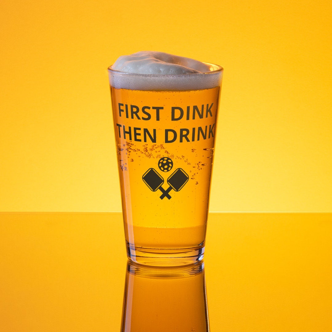 Fun Pickleball Glass Pickleball Cup Pickleball Tumbler Pickleball Gift