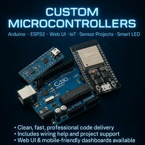 Custom Arduino & ESP32 Sketch | Microcontroller Code on Demand
