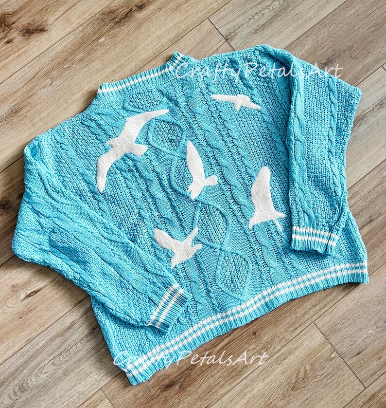 1989 Cardigan 1989 Blue Embroidered Cardigan Sweater Star Etsy