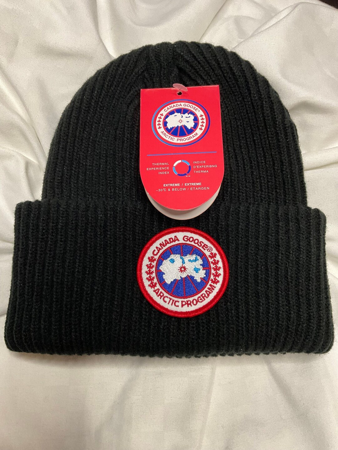 2023 Unisex Canada Goose Beanie Black Luxury Winter Hat CG - Etsy