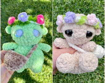 Crochet Pattern Bundle - Clover the Pocket Chonk & Sitting Snuggler