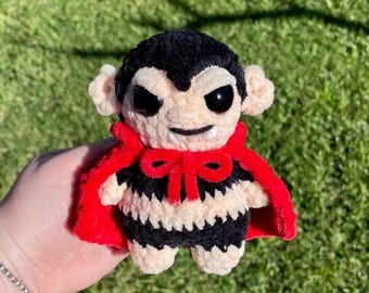 Crochet Pattern - Viktor the Vampire - from Halloween Chonks 25’