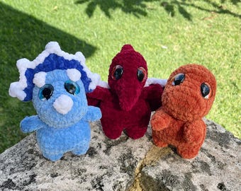 Häkelanleitungen-Bundle - Dino Chonks