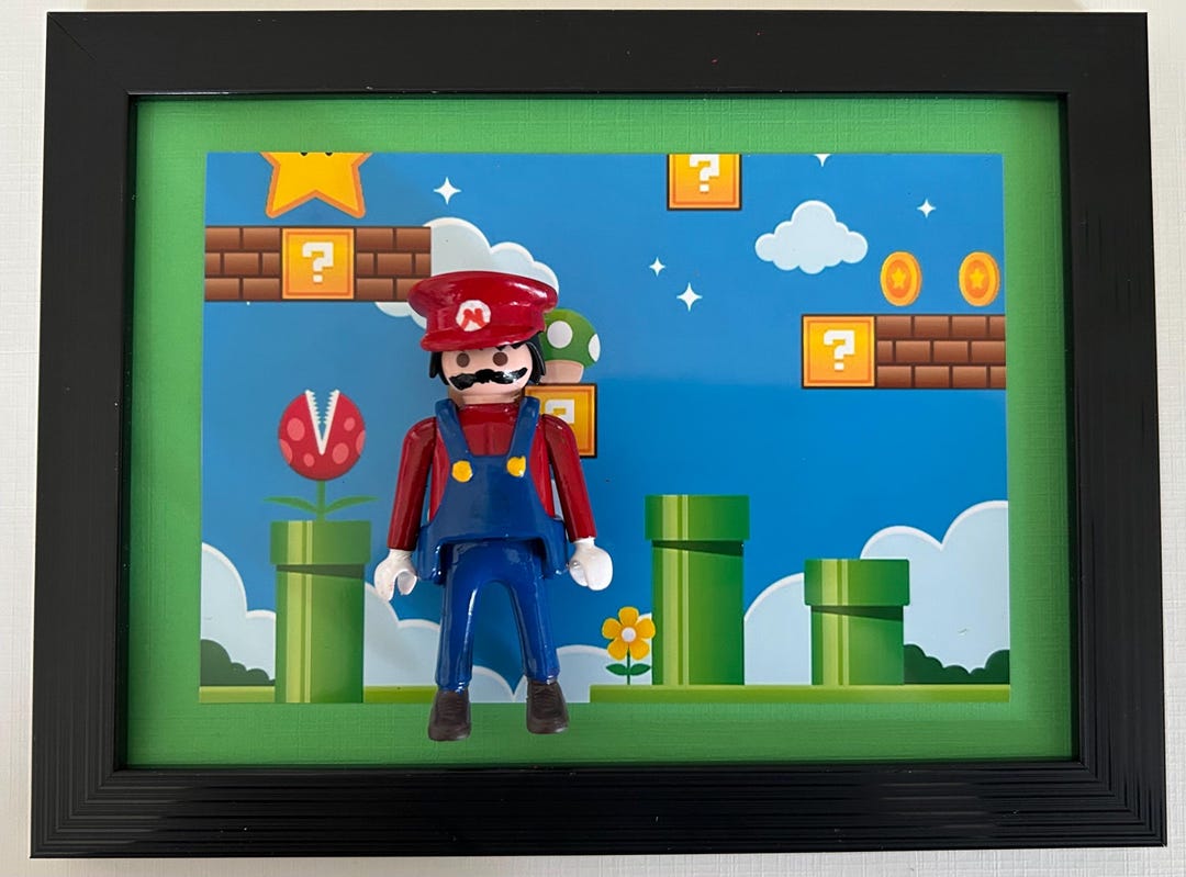 Super Mario Frame - Etsy