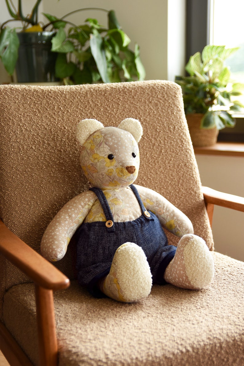 Memory Bear Pattern 18 Simplicity A2115 PDF Keepsake Bear Pattern Memorial Bear Stuffed Teddy Bear Pattern PDF Easy Bear Sewing image 7