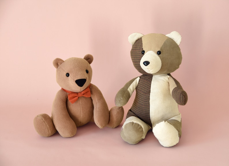 Memory Bear Sewing Pattern: Keepsake Teddy Bear with Bowtie (PDF Pattern) image 10