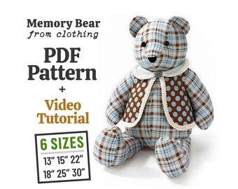 Memory Bear Template Ruler Set (10 Pcs) Diy Hand Memory Bear