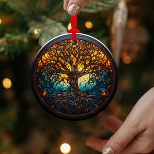 Unique Handcrafted Holiday Ornament: Perfect Christmas Gift for Her