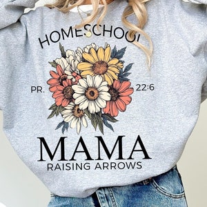 Homeschool Mama Sublimation PNG, Floral Christian png, Raising Disciples, Raising Arrows Png, Mothers Day Png, Christian PNG, Religious png