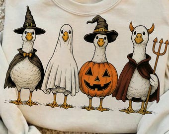 Boo Ghost Goose Png, Halloween Goose PNG, Halloween Shirt, Autumn Png, Skeleton Goose, Halloween Sublimation Design, Funny Halloween png