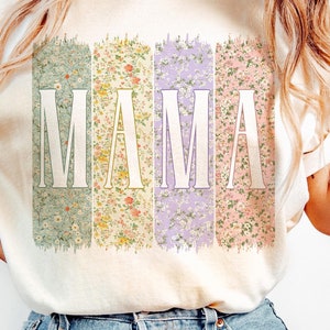 Floral Mama png, Boho Floral Mama png, Mothers Day png, Mama png, Floral Spring Png, Gift for Mom, Mother, Boho Mama Shirt Design, Png files
