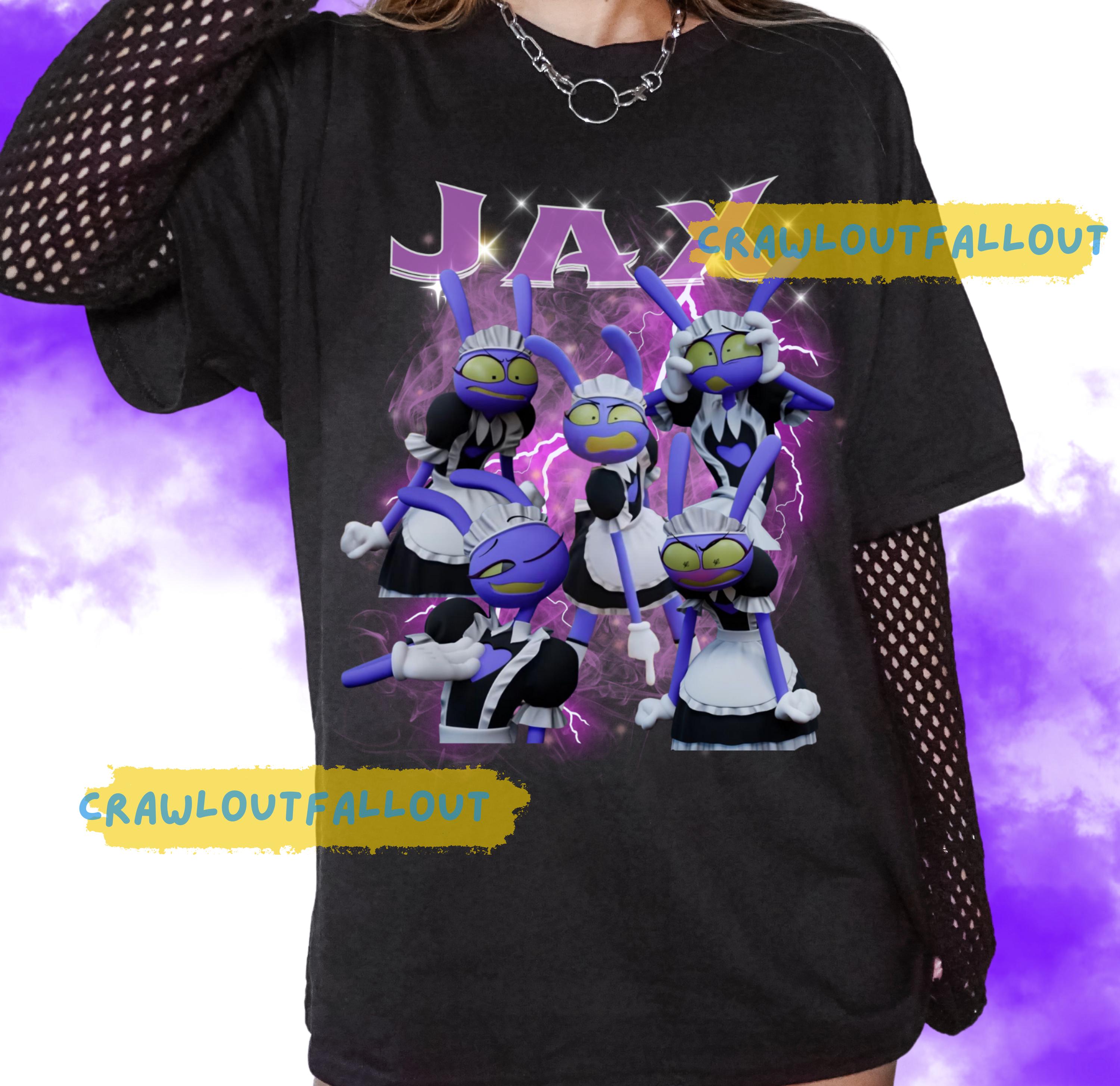 Jax Maid Version T-shirt – the Amazing Digital Circus Vintage Tee