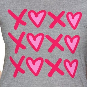 TShirt XO Happy Valentine&#39;s T Shirt Sweetheart Love You T-Shirt Gift