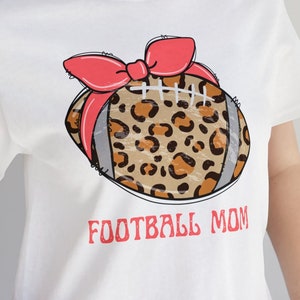 TShirt Football Mom T Shirt Game Mom T-Shirt Mama Fall Sports T-shirt Gift