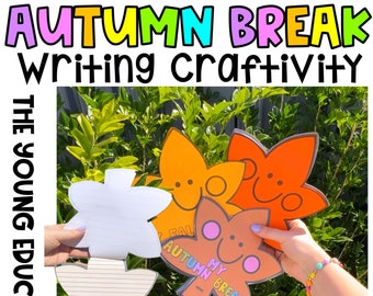 Autumn/Fall Break Recount Writing Craftivity / Blank Writing Template