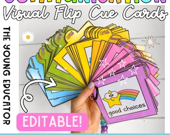 Visual Communication Flip Cue Cards