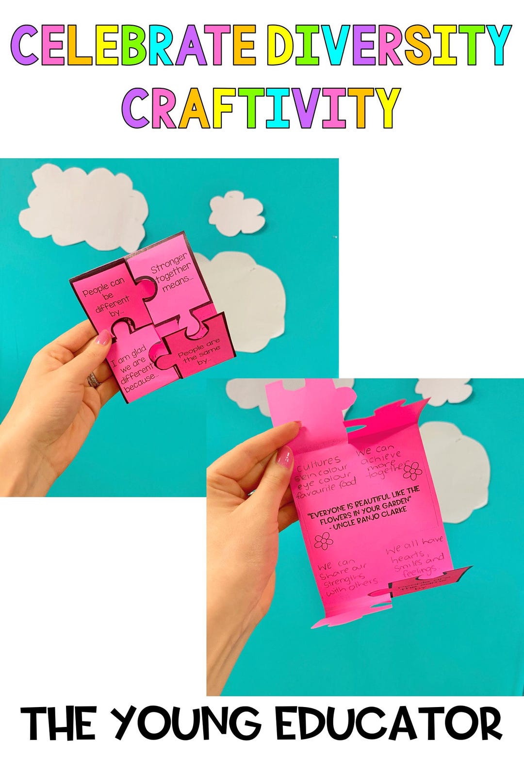 Celebrating Diversity Craftivity Puzzle - Etsy