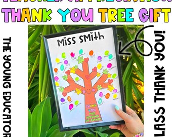 Teacher Appreciation Gift - Tree - Thank You For Helping Us Grow!