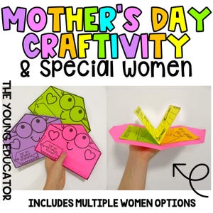 Día de la Madre / Mujer especial en mi vida CRAFTIVITY Escritura / manualidad / carta de amor / regalo personalizado / regalo sentimental