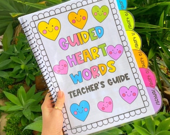 GUIDED HEART WORDS Teacher&#39;s Guide / Science of Reading / Tricky Words