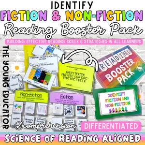 Identificeer de leesstrategie van fictie en non-fictie - READING BOOSTER PACK 6/12