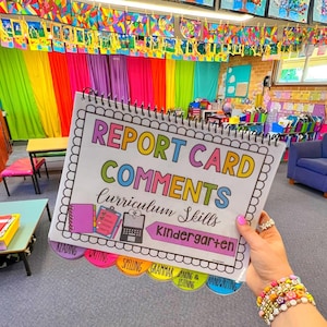 REPORT CARD COMMENTS -Kindergarten / Prep / Foundation Englisch & Mathefertigkeiten