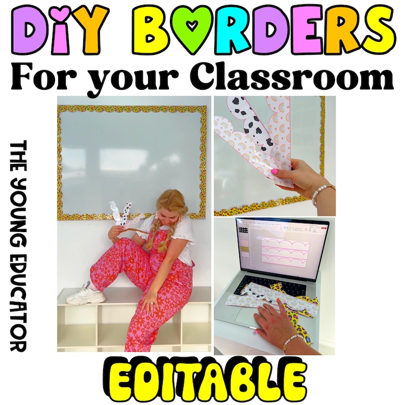 DIY Classroom Borders Template *editable* to Match Any Theme ...