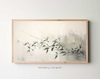 Winter Wabi Sabi TV Art: Japandi Herbal Nature (Digital Download)